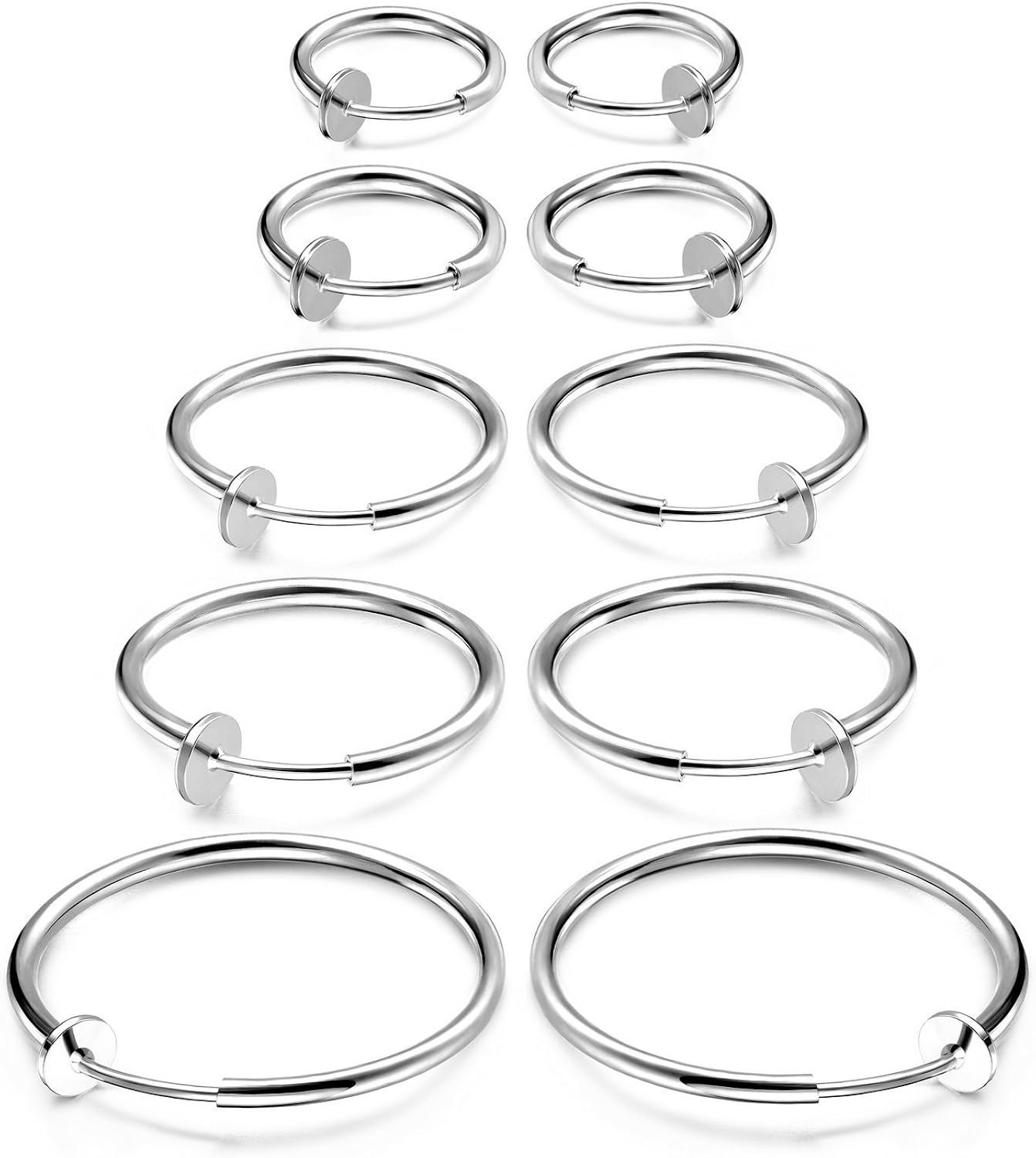 fake hoop earrings amazon
