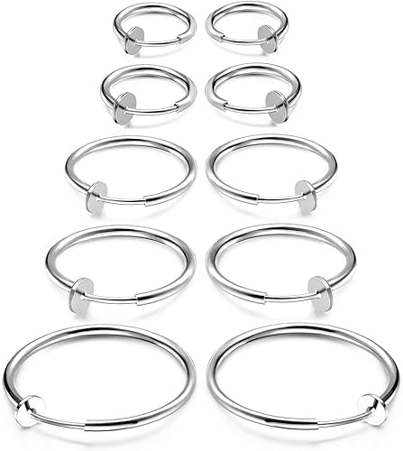fake hoop earrings for mens