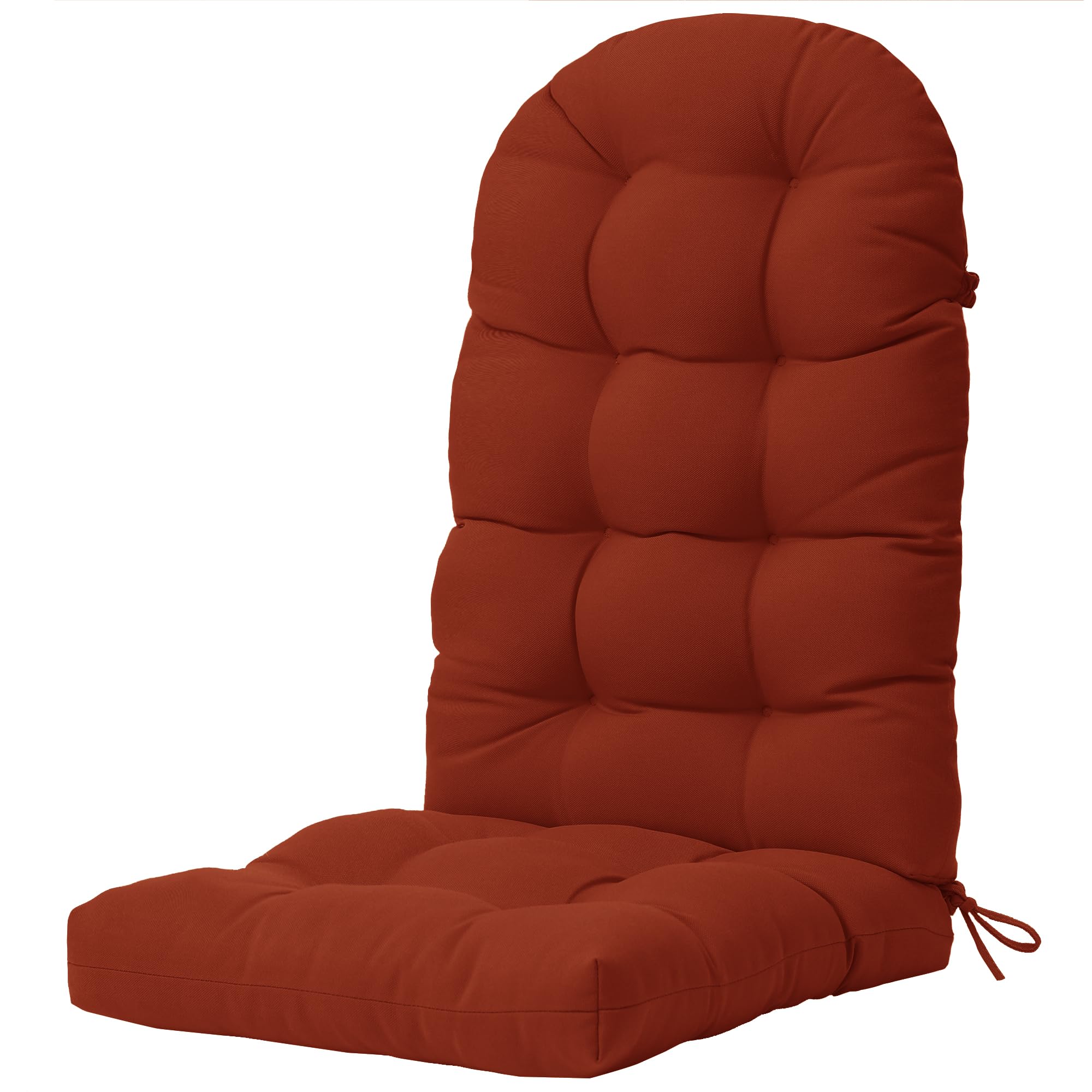 YEFU Adirondack Chair Cushion, Rocking Chair Cushions High Back, Thickened Patio Chair Pad for Indoor and Outdoor, 49x20x4.7 Inch, Burnt Orange Image