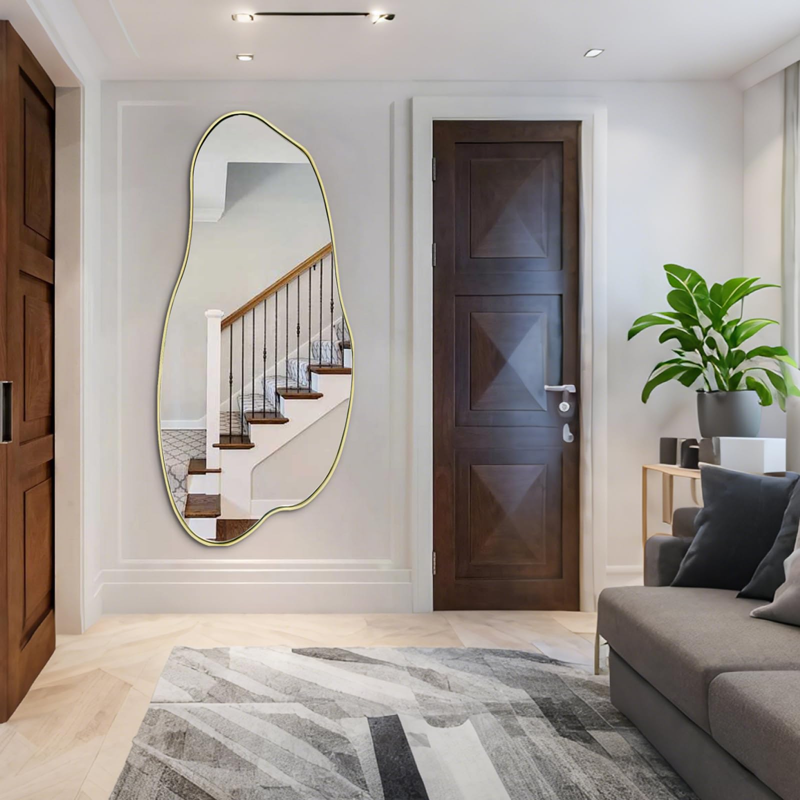 DAOYIJIAJU Irregular Mirror, 51.1