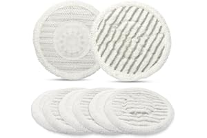 8 Pack Replacement Steam Mop Pads for Shark S8201, S8001, S7001, S7201, S7000AMZ, S7005, S7020, S7001C, Washable, Durable Ste
