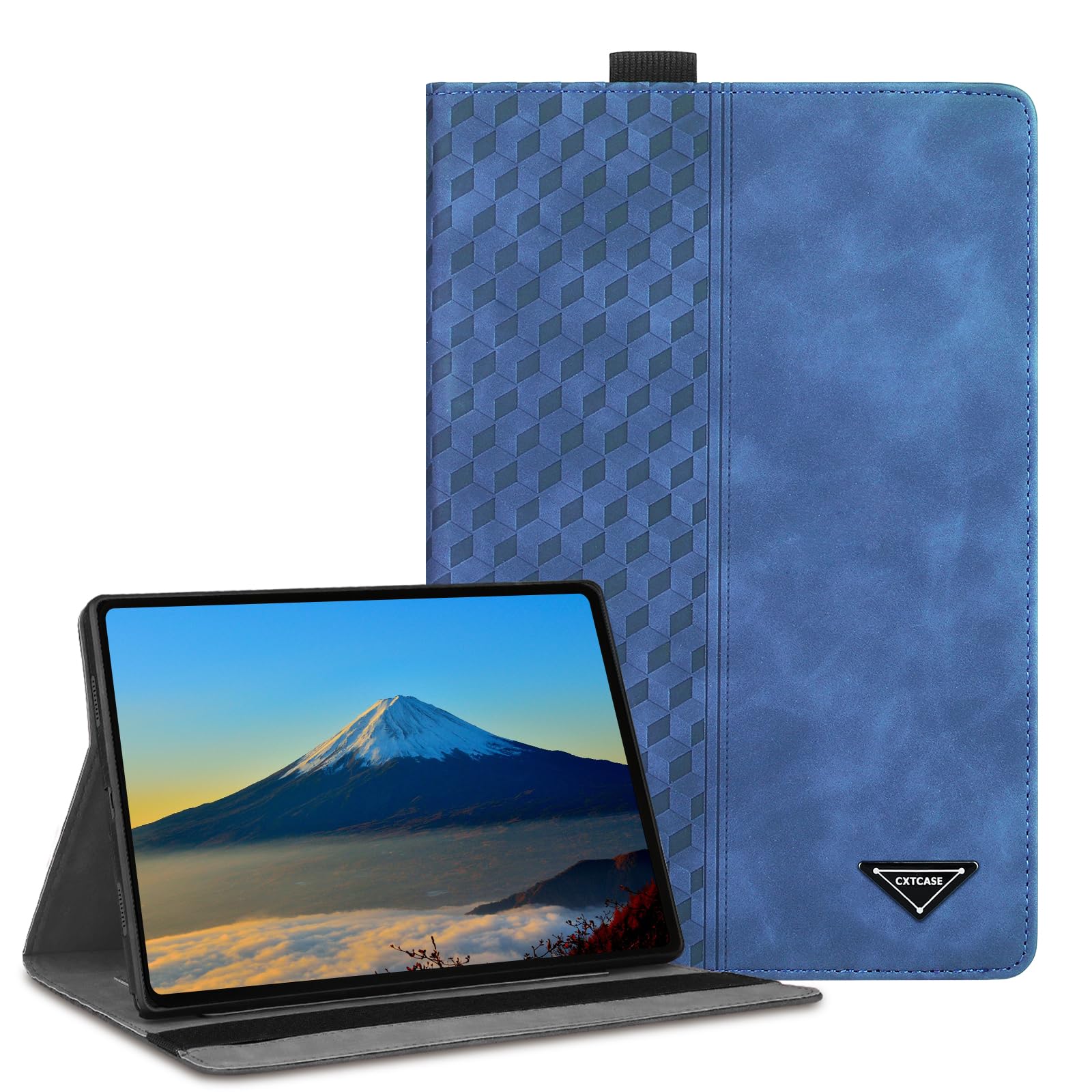 CXTCASE Case for Lenovo Tab P11 2nd Gen 11.5 inch 2023,PU Leather Business Cover with Pencil Holder,Protective Case Tablet Shell for Lenovo Tab P11 2nd Gen 11.5 inch 2023 TB350FU/TB350XU,Blue