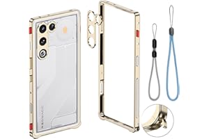 YANMONGI for for RedMagic 11 Air Metal Case Cover with Lanyard,Metal Frame,Shockproof & Heat Dissipation Design,Easy Installa
