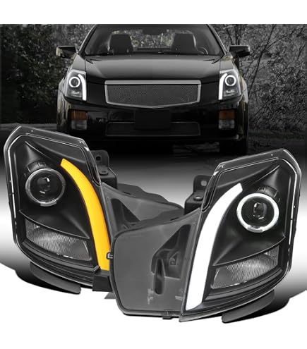 9005 9006 LED Headlight Bulb Kit for 2003-2007 Cadillac Cts High Low Beam Combo 4pc 6500K White