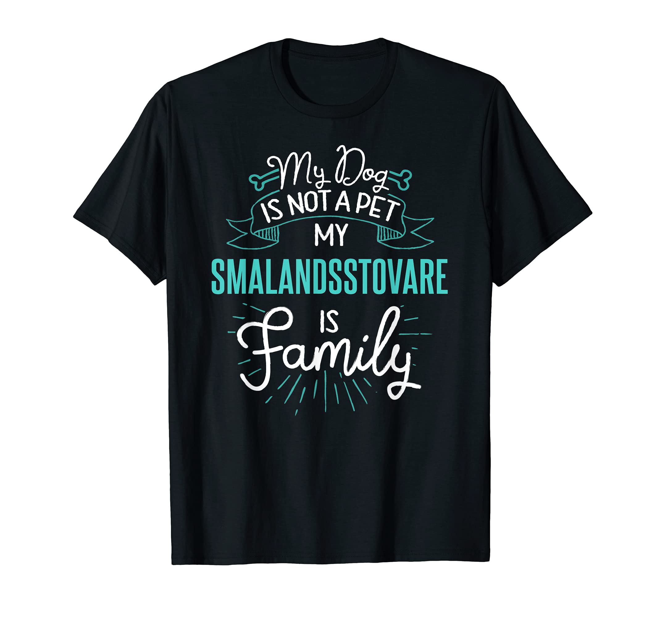 Cute Smalandsstovare Design Family Dog Giftn T-Shirt