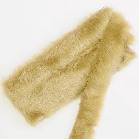 Amazon フェイクファー テープ 30mm幅 長さ 180cm 全3色 ファーテープ 手芸 キャメル 手芸用布ベルト テープ 通販