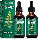 Tamiodfo Mullein Drops for Lungs 2 Pack Mullein Leaf Extract Liquid