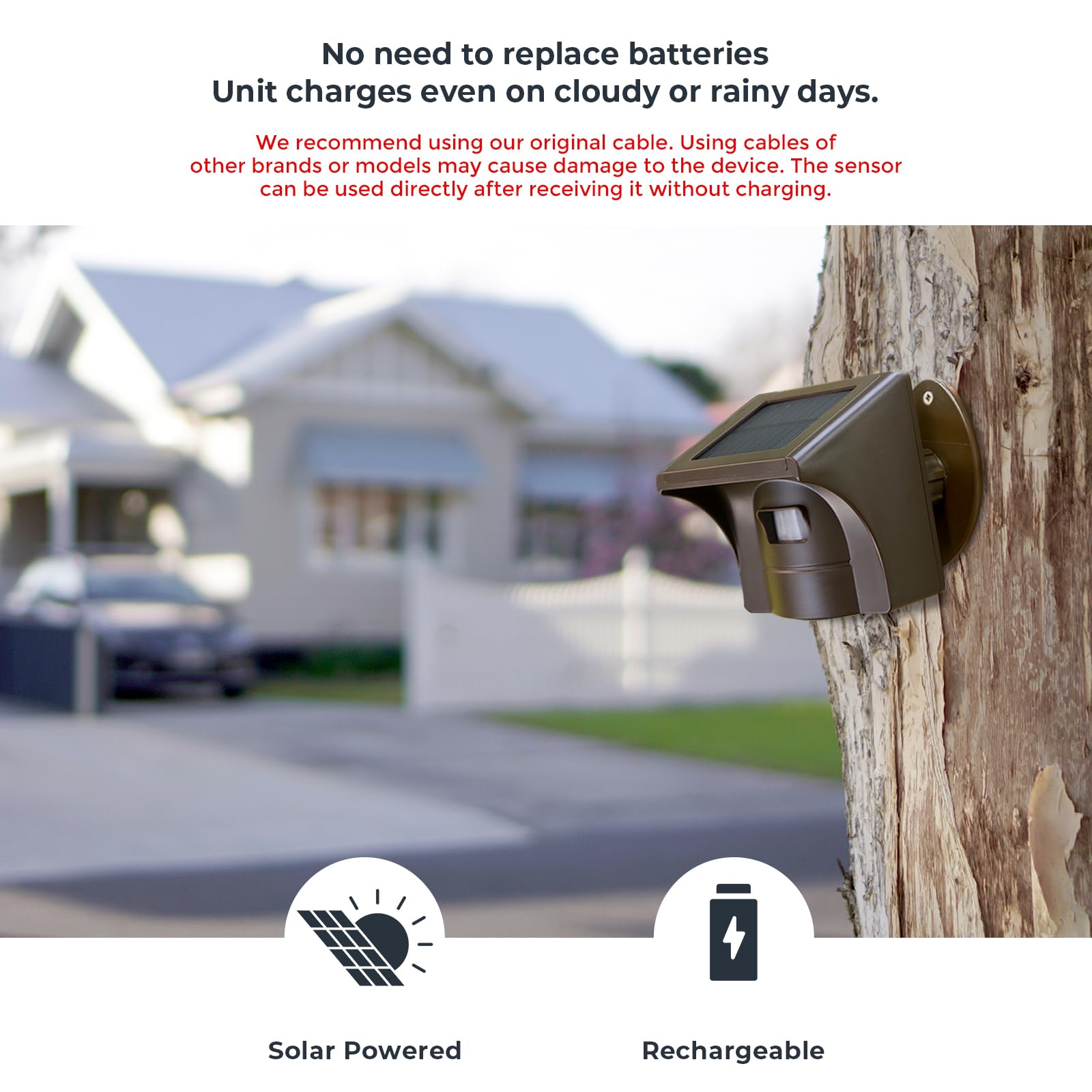eMACROS Pro 3 Driveway Alarm with Phone App-1/2 Mile Long Range Solar Wireless Driveway Alarm,Outdoor Driveway Alarms Wireless Outside Weatherproof Motion Sensor & Detector