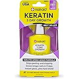 Nail-Aid Keratin 3 Day Growth Nail Treatment & Strengthener, Clear, 0.55 Fl Oz