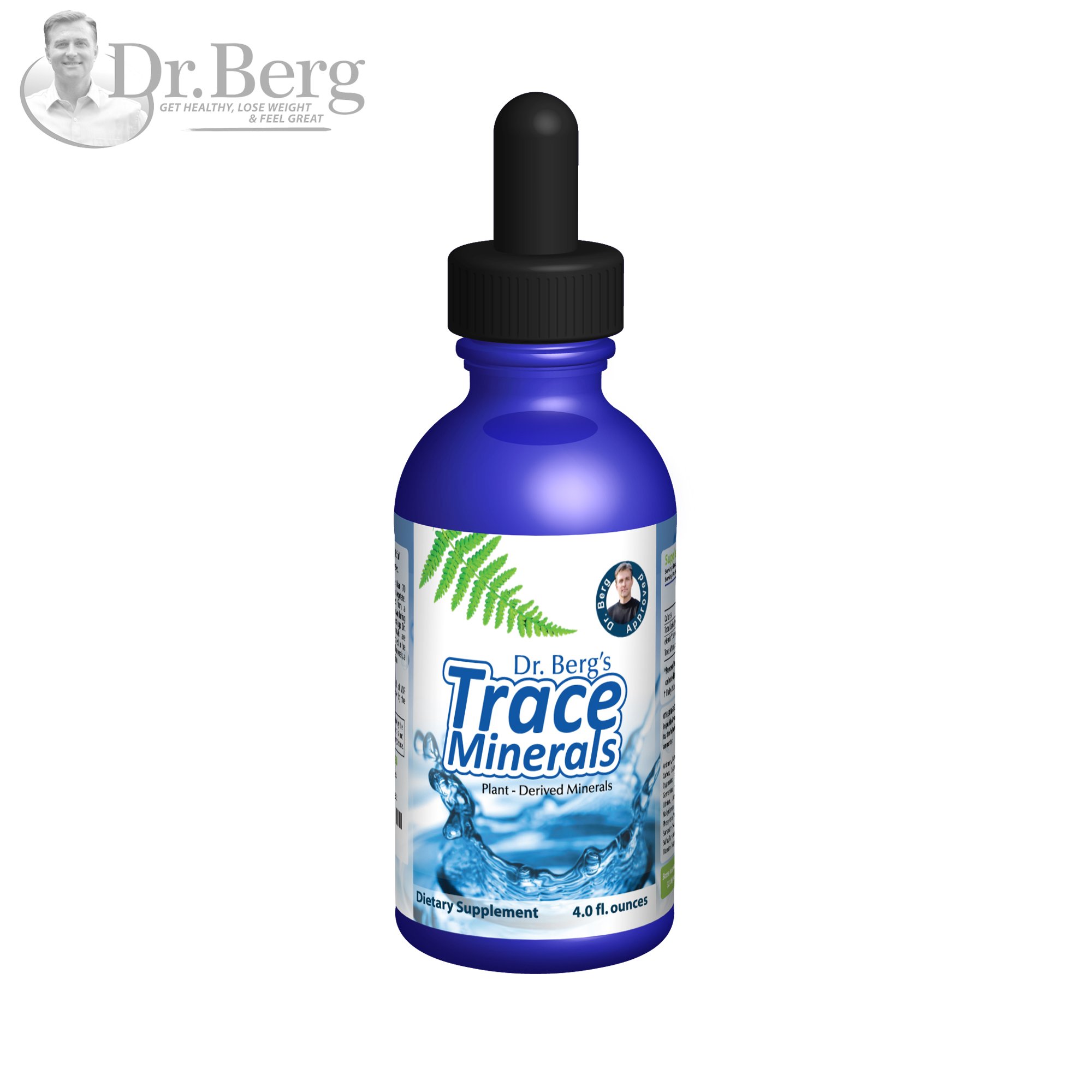Dr. Berg's Trace Minerals Supplement 100 Organic Plant Derived