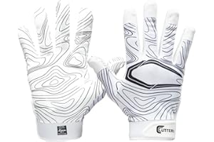 Cutters Football Gloves - Game Day Football Receiver Gloves with High Tack Silicone Grip, Superior Support and Protection, Adult & Youth