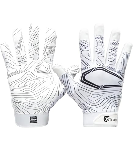 Lineman Football Gloves Cutters CG10680 Rev Pro Solid Receiver