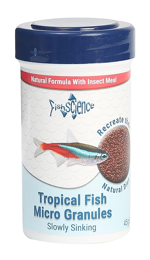 Buy FishScience Tropical Micro Granules Fish Food, 45 g Online at Low