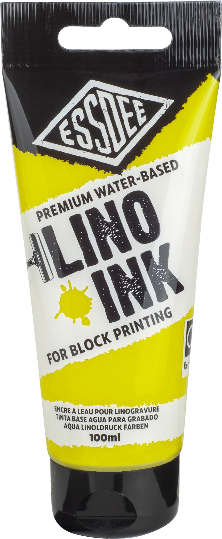 Essdee Block Printing Ink, Lemon Yellow, 100ml