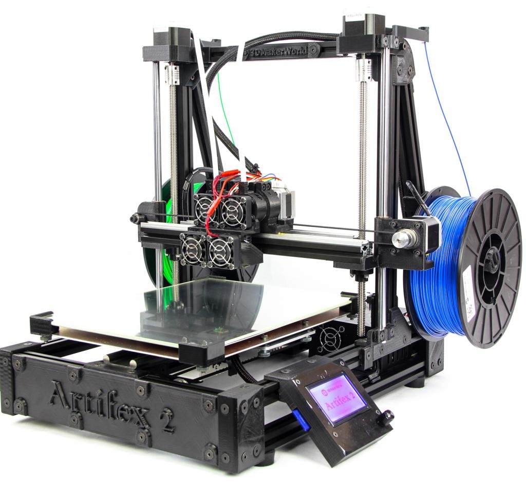 3dmakerworld Artifex 2 Duo 3d Printer Complete Kit Amazon Com Industrial Scientific