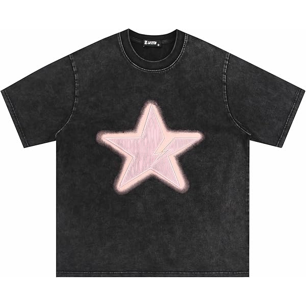 あああused graphic y2k tops CUTEGAL Y2K 90s Star Shirt Star Top Vintage Oversize Shirts