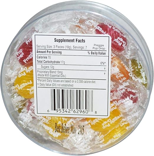 Drie Lollies Preggie Pop Drops Container 21 Ct Amazon Nl