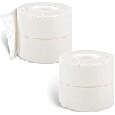Nuanchu 2 Rolls Adhesive Elastic Tape Bandage Tape Wrap Flexible Stretch Bandages for Sports Ankle, Knee and Wrist(2 Inch Wide,White)