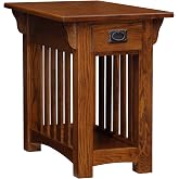 Leick Home Mission End Table, 17", Medium Oak | Freestanding, Traditional, Wood, Furniture, 8206
