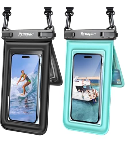 Amazon.com: Rynapac 4 Pack IPX8 Waterproof Phone Pouch - [Up to