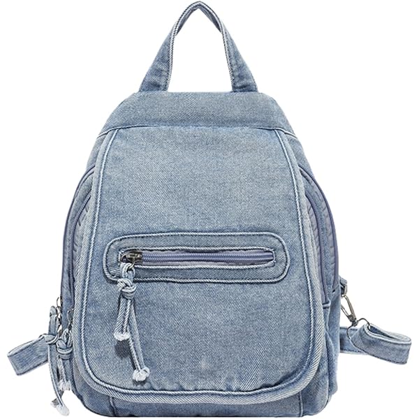 Amazon.com: Denim Small Backpack Purse for women Y2k Mini 