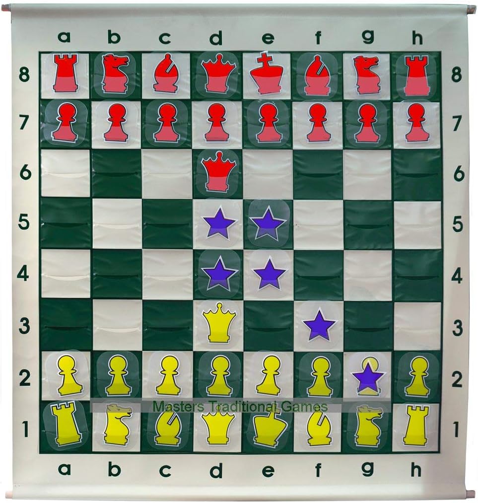 Large Demo Chess Board Slotin Pieces (92cm) Amazon.co.uk Toys & Games