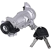 Ignition Switch Lock Cylinder Compatible with Audi A3 Volkswagen VW Golf Jetta Passat Tiguan Replaces 1K0905851B +1K0905865 with Key Ignition Starter Switch Kit