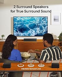 ULTIMEA 5.1 Sound Bar, 410W Dolby Atmos Surround