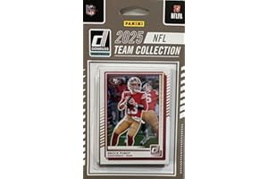 SCORE San Francisco 49ers 2025 Donruss Factory Sealed 14 Card Team Set Featuring Brock Purdy, Christian McCaffrey and George Kittle Plus Mykel Williams, Alfred Collins, Jordan Watkins and James Rookies