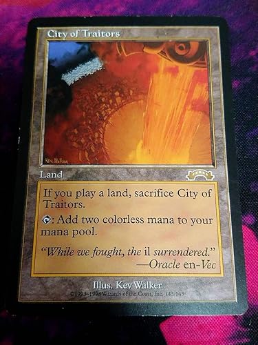 Amazon Mtg Exo エクソダス 裏切り者の都 City Of Traitors 土地 英語版 1枚 英 En おもちゃ ホビー Amazon Mtg Exo エクソダス 裏切り者の都 City Of Traitors 土地 英語版 1枚 英 En おもちゃ ホビー