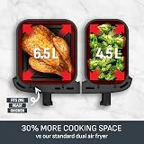 Tefal Easy Fry XXL Dual Zone Digital Air Fryer 11L 2 Drawers EY942BG0 view 3