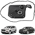 YzusGomumu 6F35 Automatic Transmission Filter Oil Pan Gasket Kit Compatible with 2012-2020 Ford Escape Fusion Edge Transit Connect Explorer Taurus Lincoln MKC/MKZ/MKT Replaces# BB5Z-7A098A BB5Z7A098E