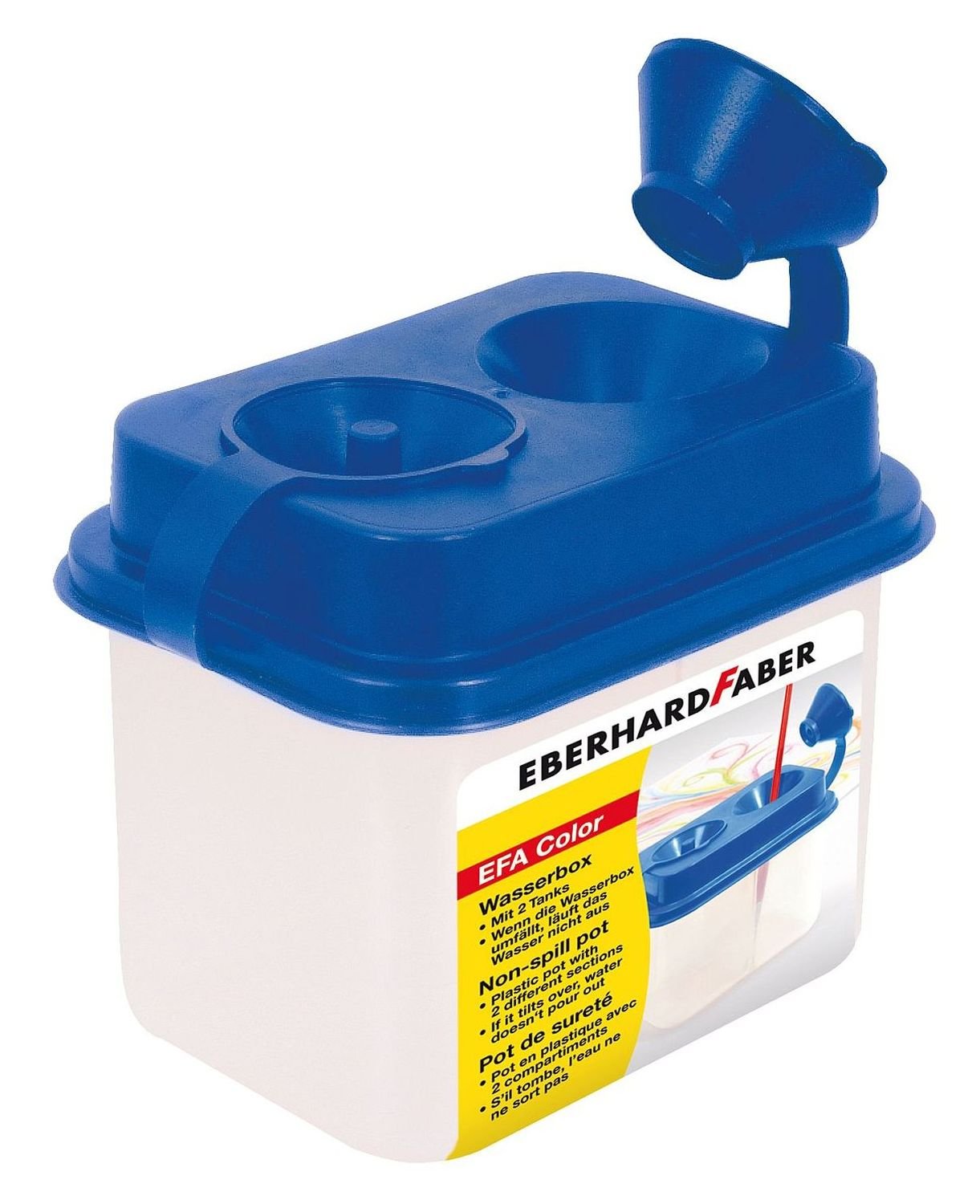 Eberhard Faber 579900 Water Box with 2 Tanks, Blue