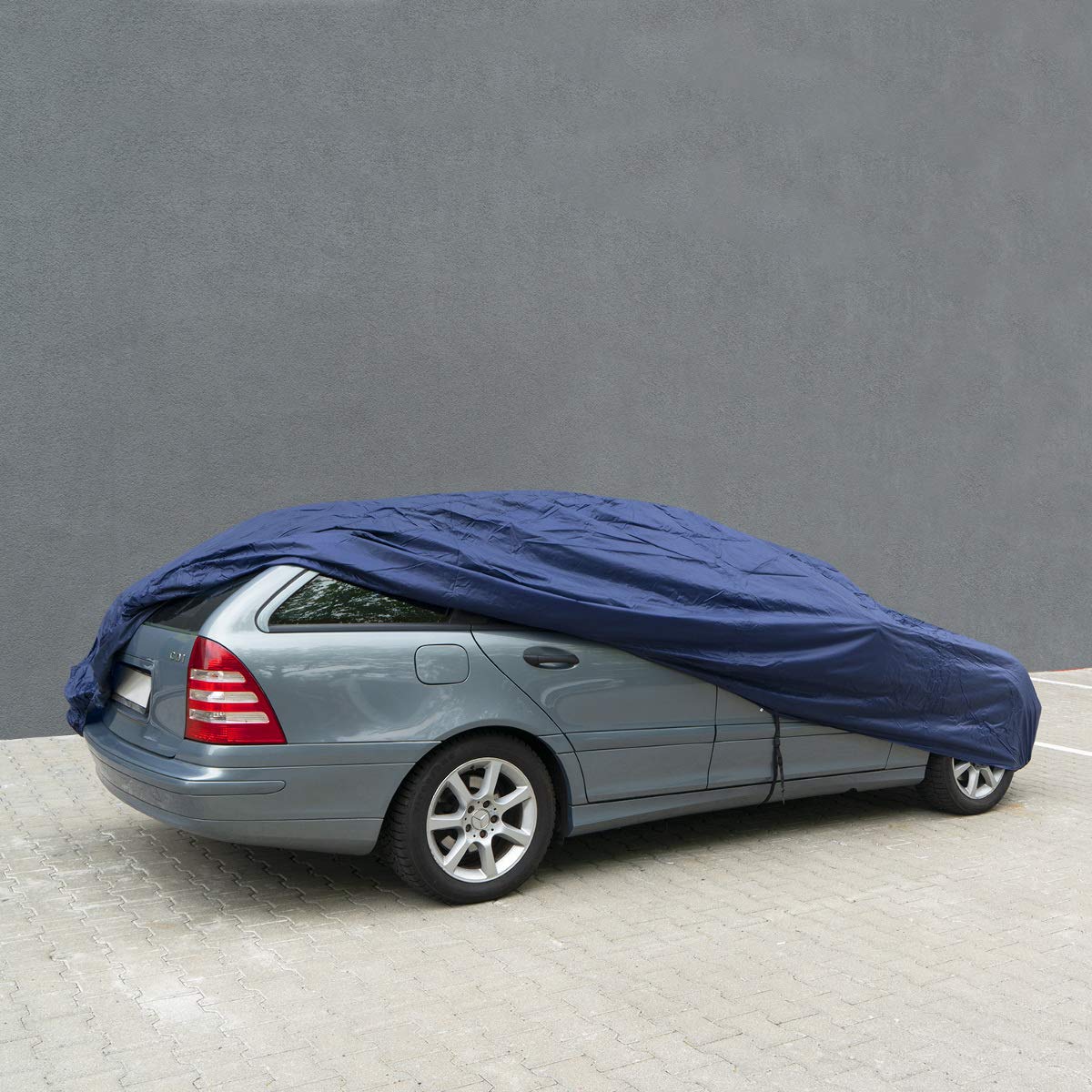 Deiwo® Mezzo Garage Taglia M – Telo Protettivo Invernale Per Auto 259x122x60 Cm, Adatto A Piccoli Veicoli (Fiat 500, Mini, Smart, Ecc.)