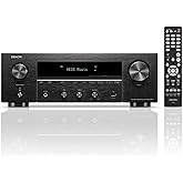 Denon Receiver DRA-900H 2-Channel Stereo Receiver for Home, 100W/Ch | Hi-Fi Amplification, Built-in HEOS, HDCP 2.3 Processing with ARC/eARC Support, Dolby Vision, HLG, Dynamic HDR