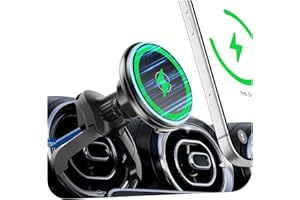 ALAFLY Qi2 15w Charger Car Phone Mount for Magsafe, Air Vent Car Mount Magnetic Wireless Phone Holder for Mercedes Benz A/B/C