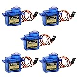 Beffkkip RC Servo 5Pcs SG90 9g Micro Servos for RC