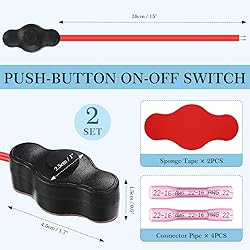 LEIFIDE Switch Push Button ON Off Switch 12V 24V