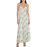 Club Monaco Women's Pleated Tie Back Maxi Dress