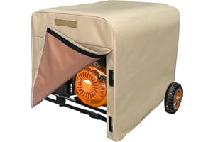 Jorohiker Generator Cover Waterproof 32 x 24 x 24 inch, Heavy Duty Thicken 600D Polyester Universal Generator Cover for Portable Generators 5000-10000 Watt