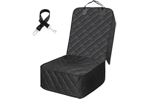 Pet Front Seat Cover for Cars, Dog Car Seat Cover, Waterproof Front Seat Protector with Side Flaps, Nonslip Front Seat Cover 