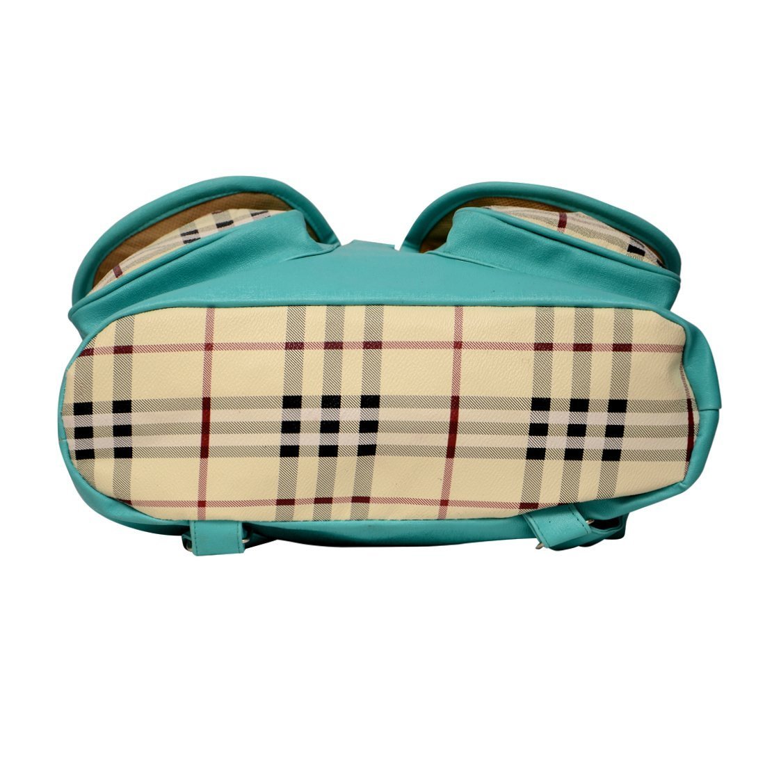 roshiaaz women's felt 2 teddy floral print backpacks (black and pink, ard916)