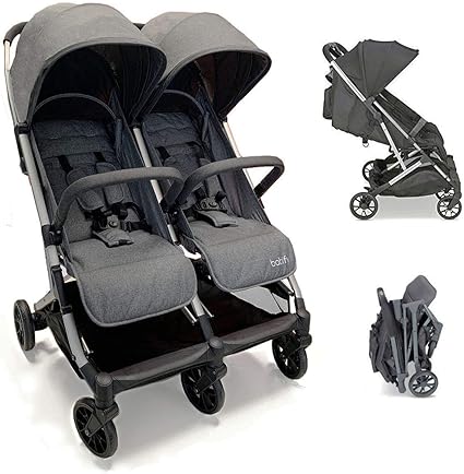 poussette double compacte et légère