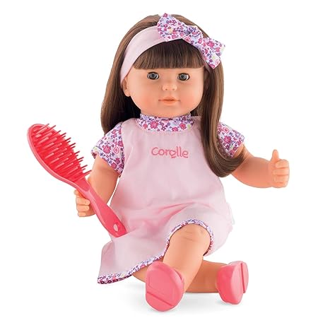 Corolle FPK19 Grands Poupons Babypuppe, rosa, pink, lila, 36 cm