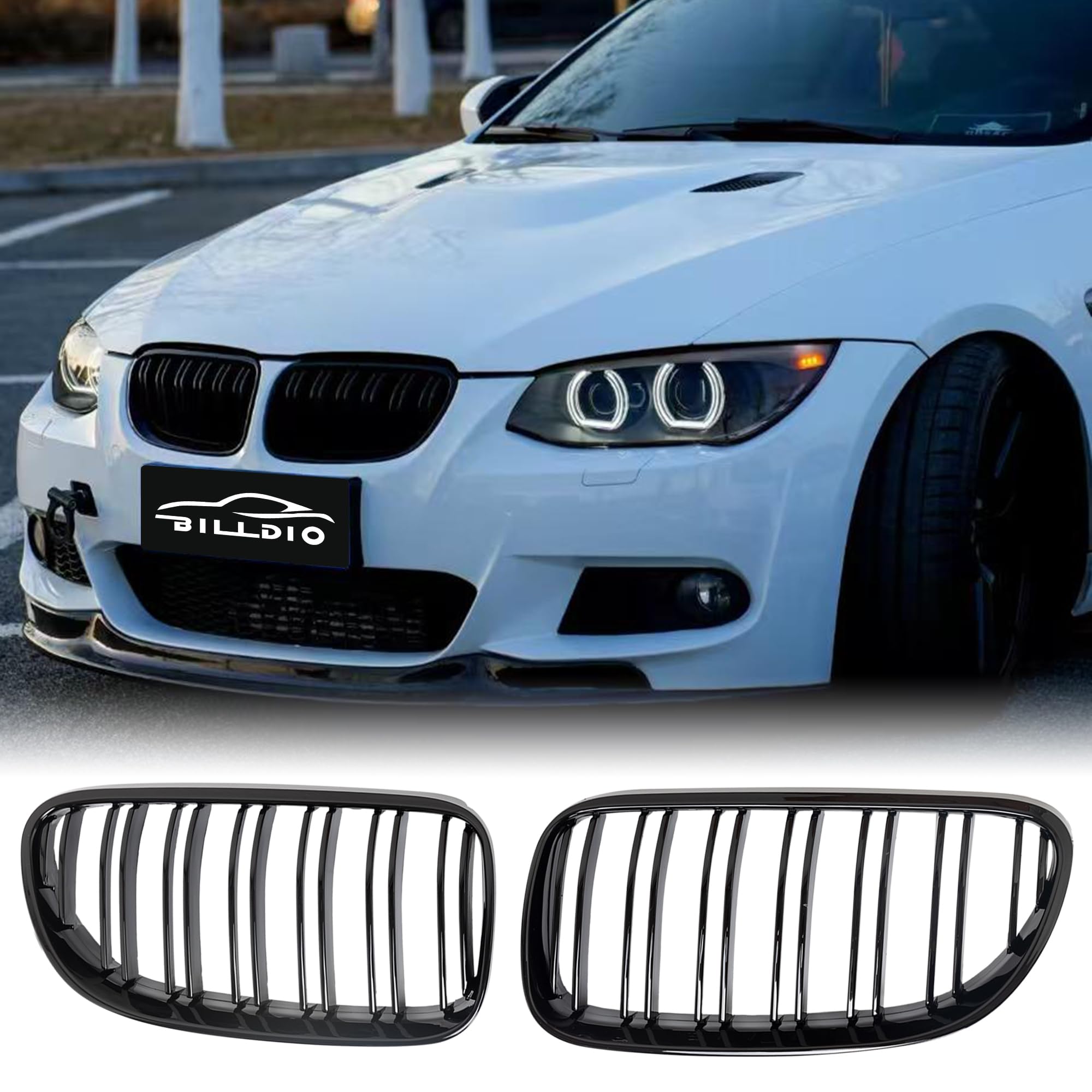 BILLDIO E92 Grille - Front Kidney Grill Double