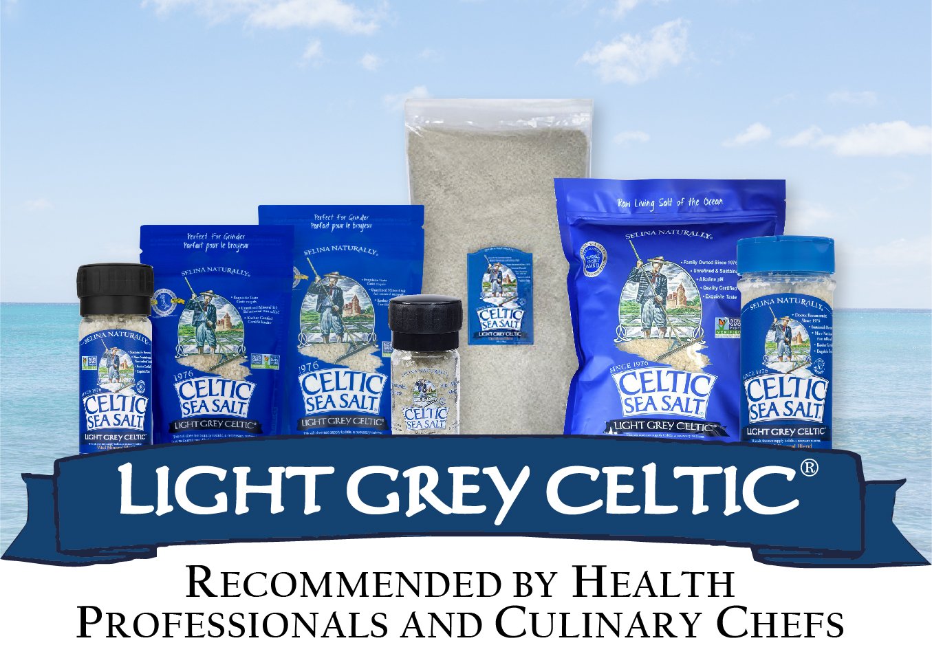 Light Grey Celtic Sea Salt 5 Pound Resealable Bag AdditiveFree