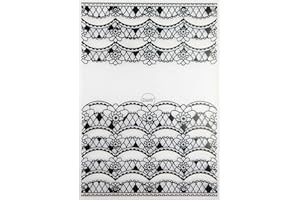 DzIxY Scalloped Lace Plastic Embossing Folders for Cards Making Supplies DIY Paper 3D Scrapbook Stencils Album Crafts Decoration Template