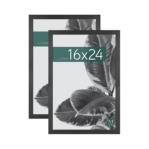 MCS STUDIO GALLERY 16X24 POSTER FRAME BLACK WOODGRAIN...