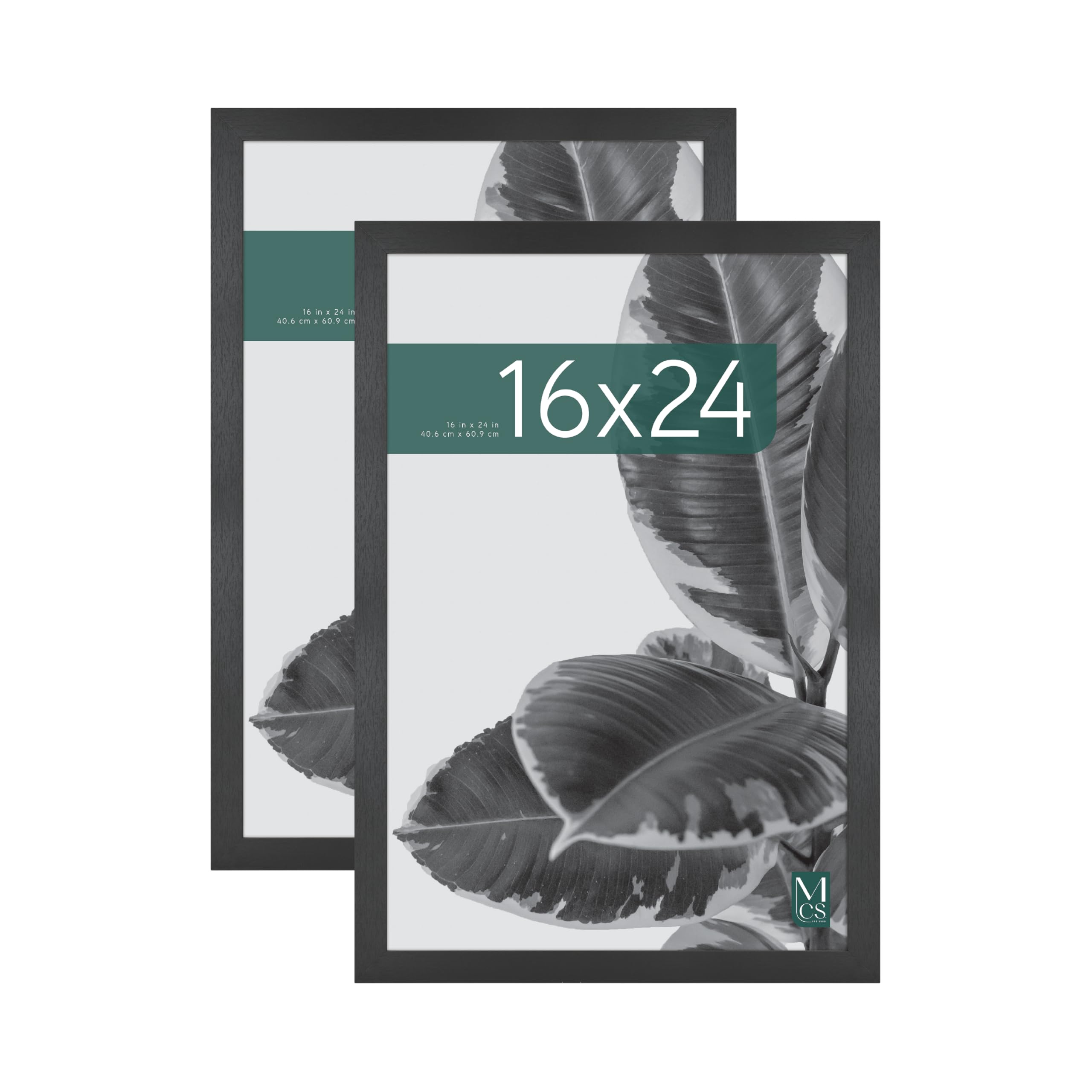 Photo 1 of **ONLY ONE**MCS Studio Gallery 16x24 Poster Frame Black Woodgrain Engineered Wood, Vertical & Horizontal Wall Hanging Large Picture Frame for Photos, Posters & Art Prints