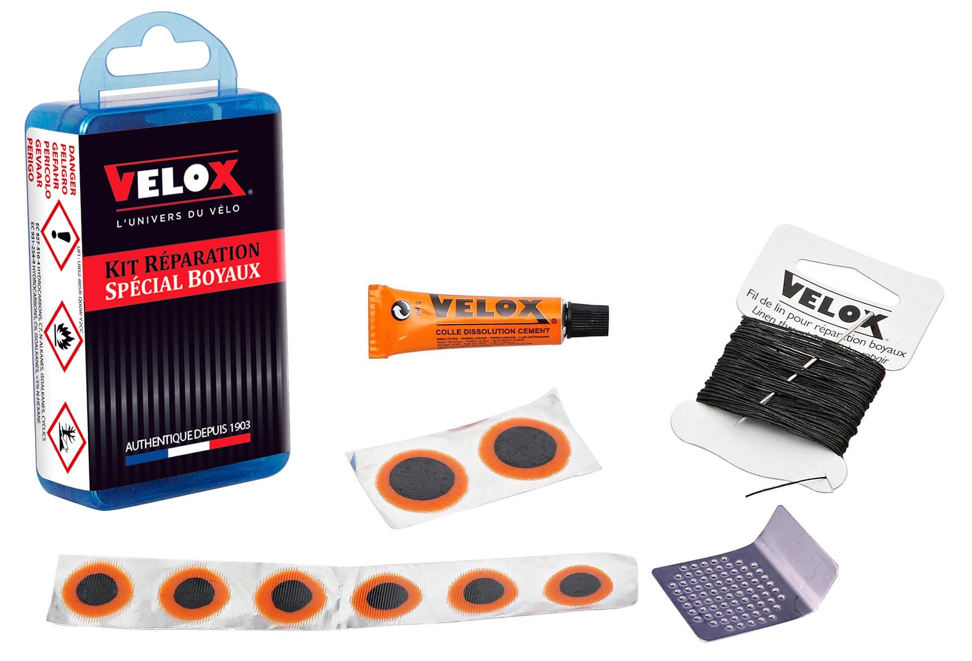 Velox Tubular Tyre Puncture Repair Kit